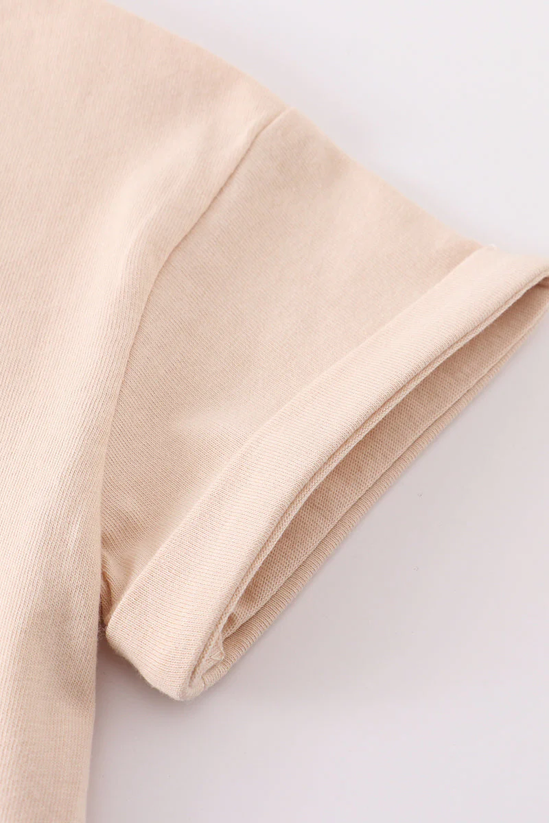 Premium Apricot basic T-shirt - Image 4