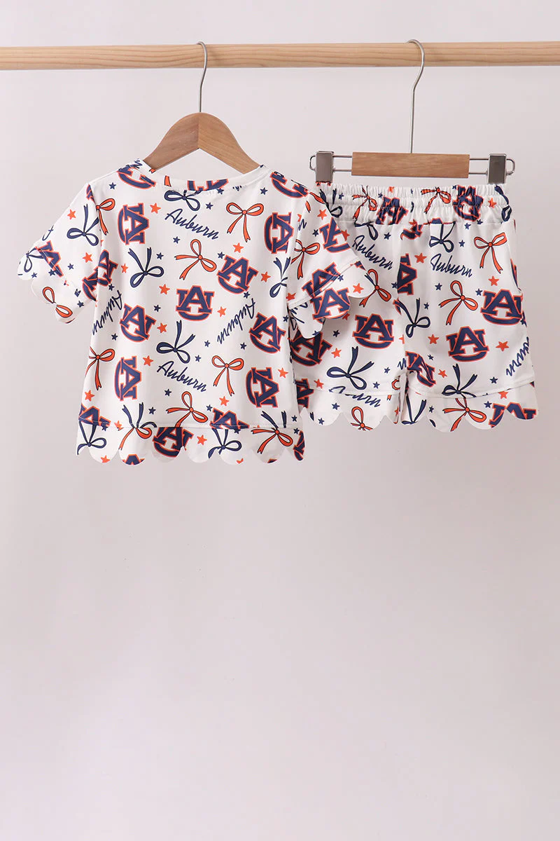 Auburn scalloped shorts set - Image 6