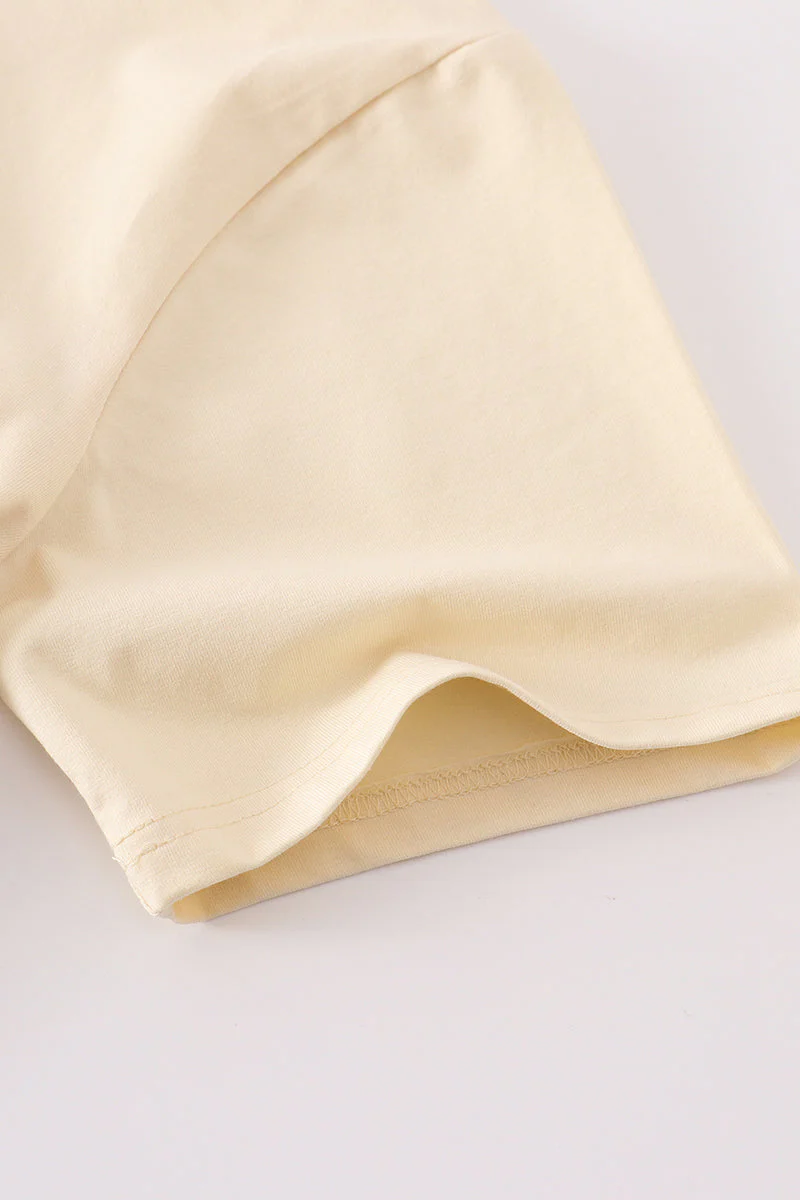 Beige blank basic t-shirt Adult Kids and baby bubble - Image 15