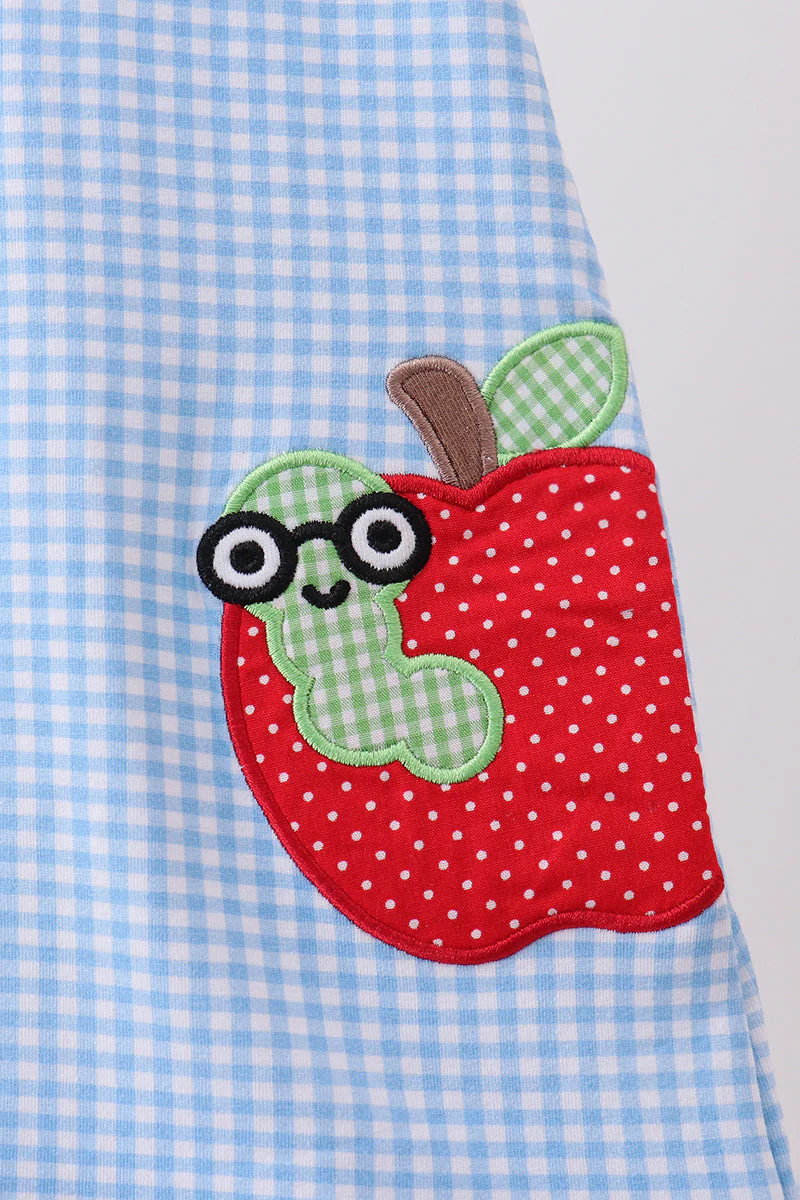 Blue Apple Scalloped Dress - Image 2