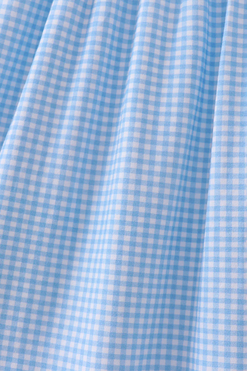 Blue Apple Smocked Dress - Image 3