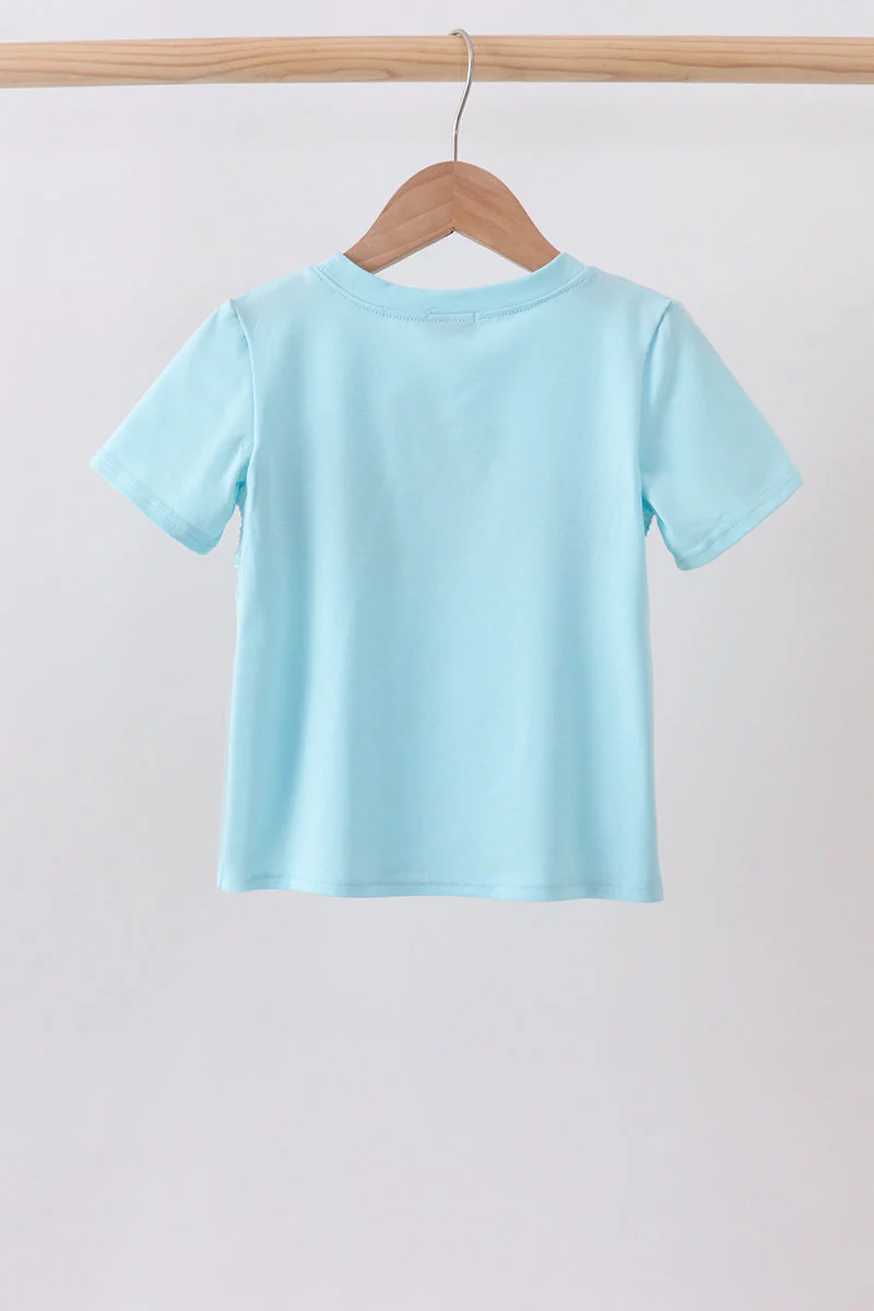 Blue Apple Smocked Top - Image 3