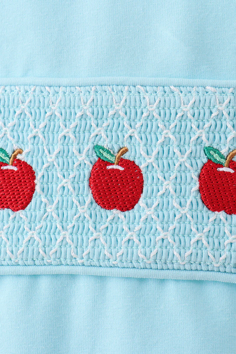 Blue Apple Smocked Top - Image 4