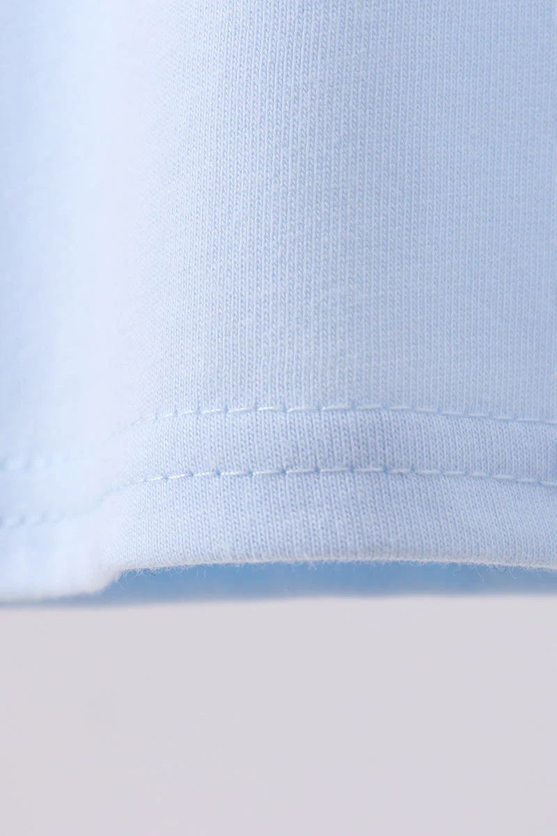 Blue baseball graphic top - Image 4