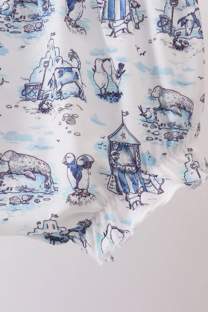 Blue Beach Bloomer Set - Image 4