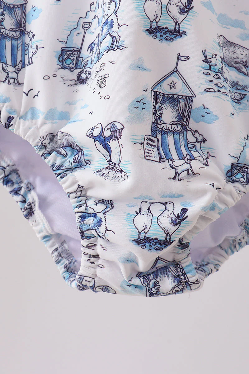 Blue Beach UPF Rashguard - Image 3
