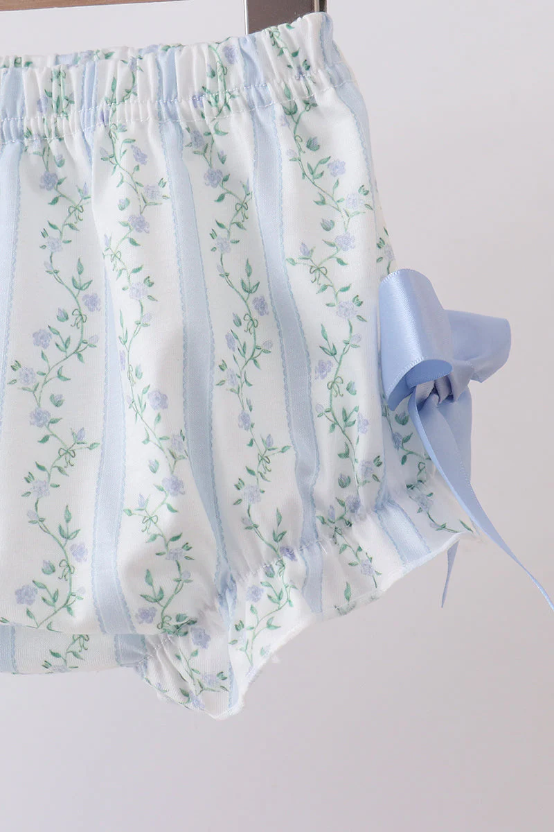 Blue character applique ruffle bloomer set - Image 3