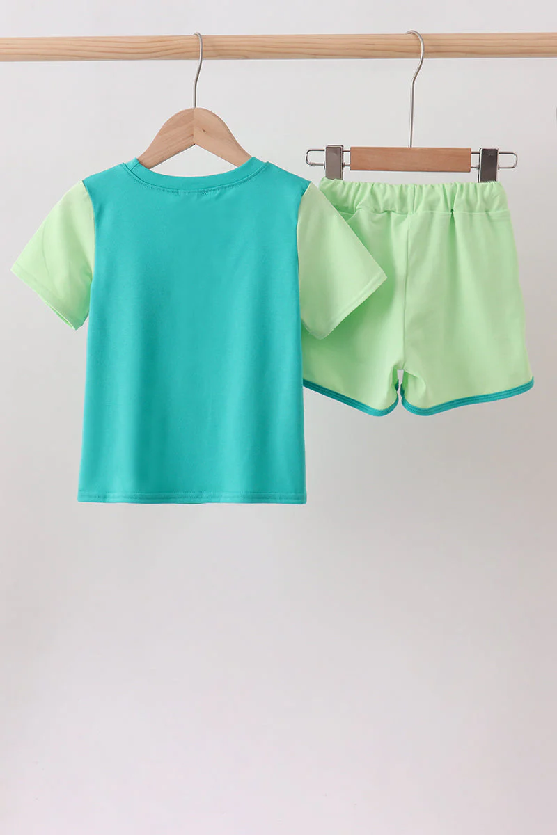 Blue Colorblock Set - Image 5