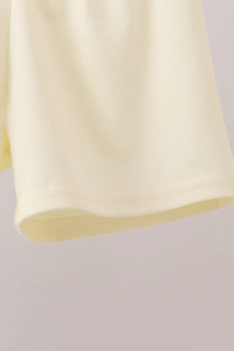 Blue Colorblock Pocket Shorts Set - Image 3