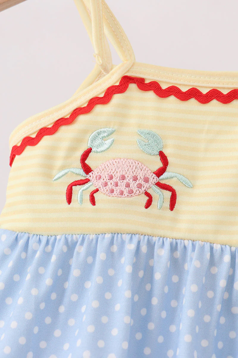 Blue Crab Applique Bubble - Image 2