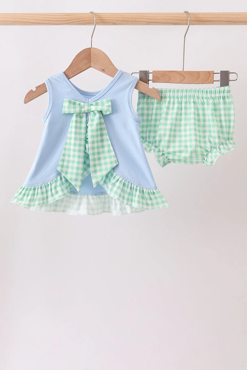 Blue Farm Embroidered Bloomer Set - Image 5