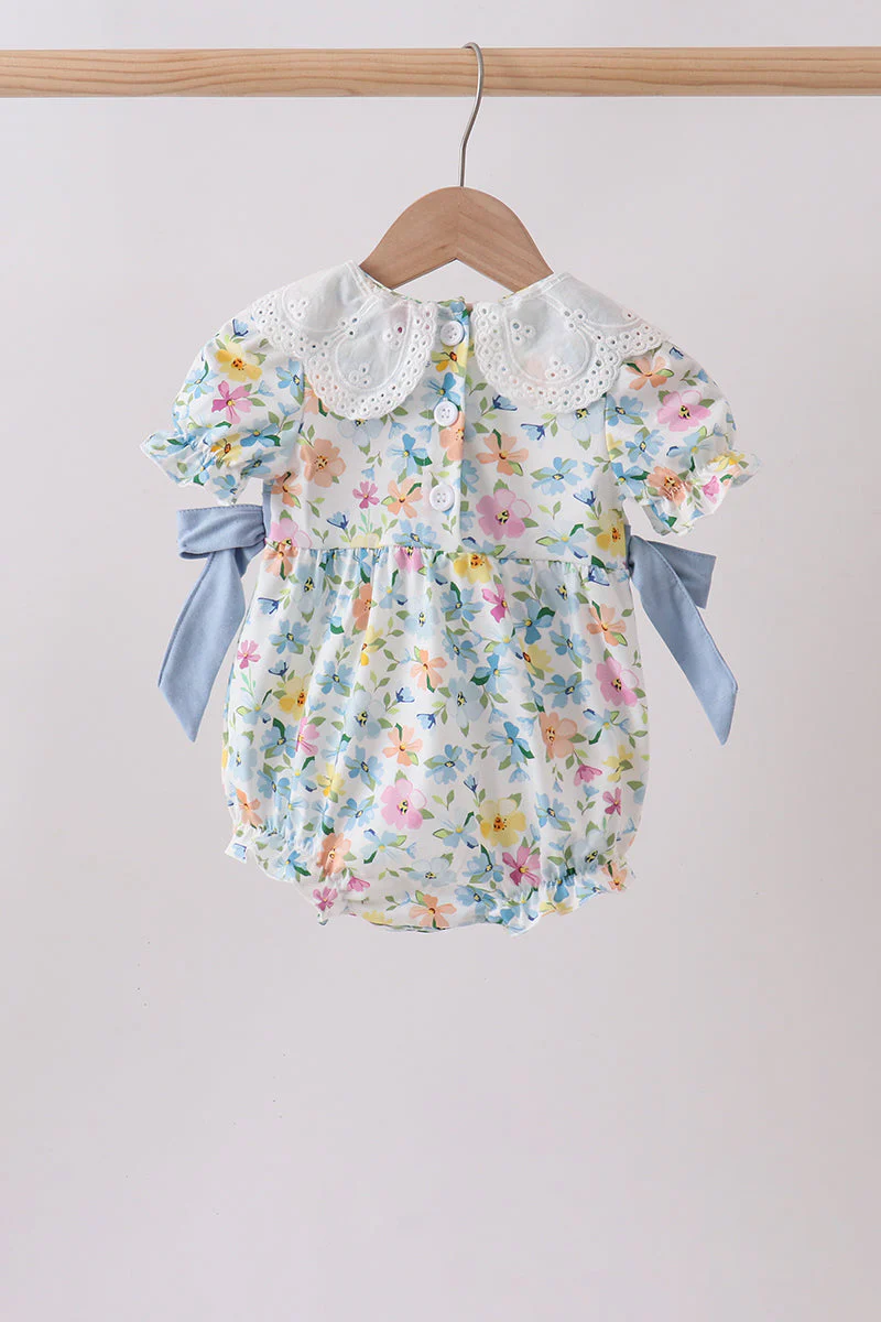 Blue Floral Lace Bubble - Image 6