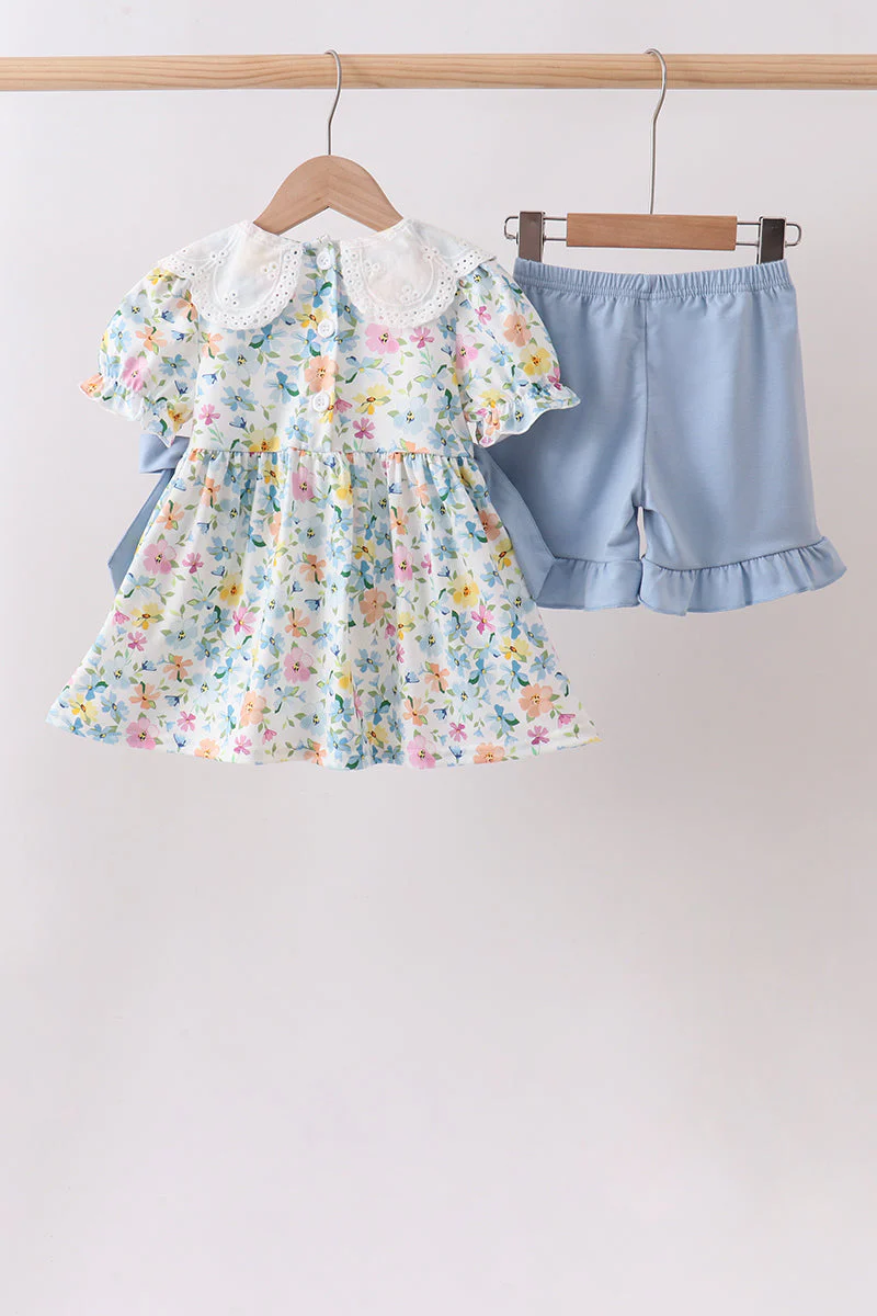 Blue Floral Lace Set - Image 5