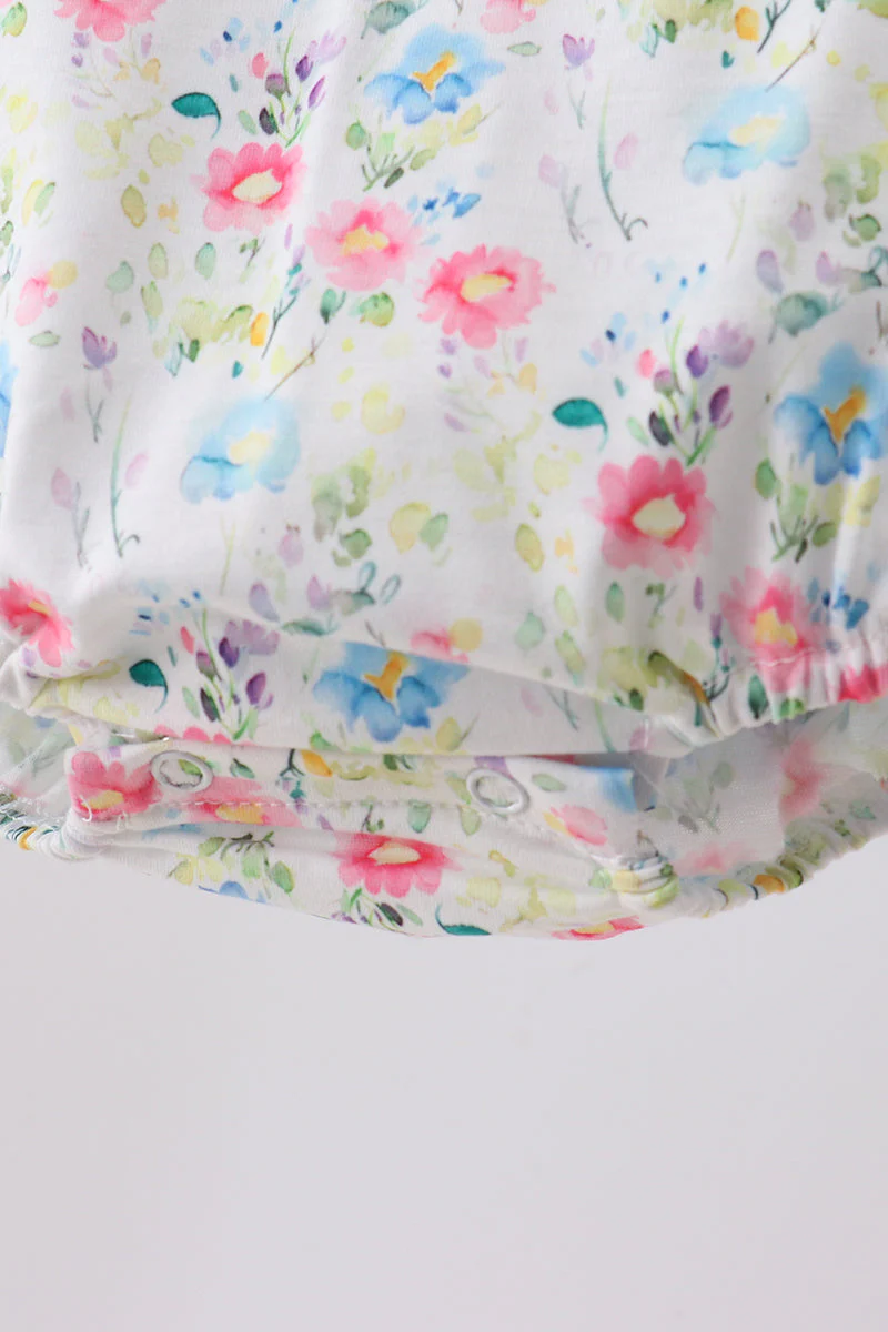 Blue Floral Ruffle Bubble - Image 3