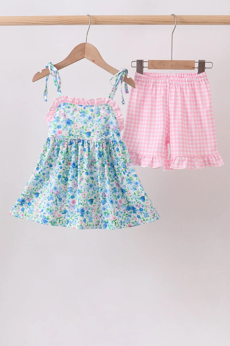 Blue Floral Set