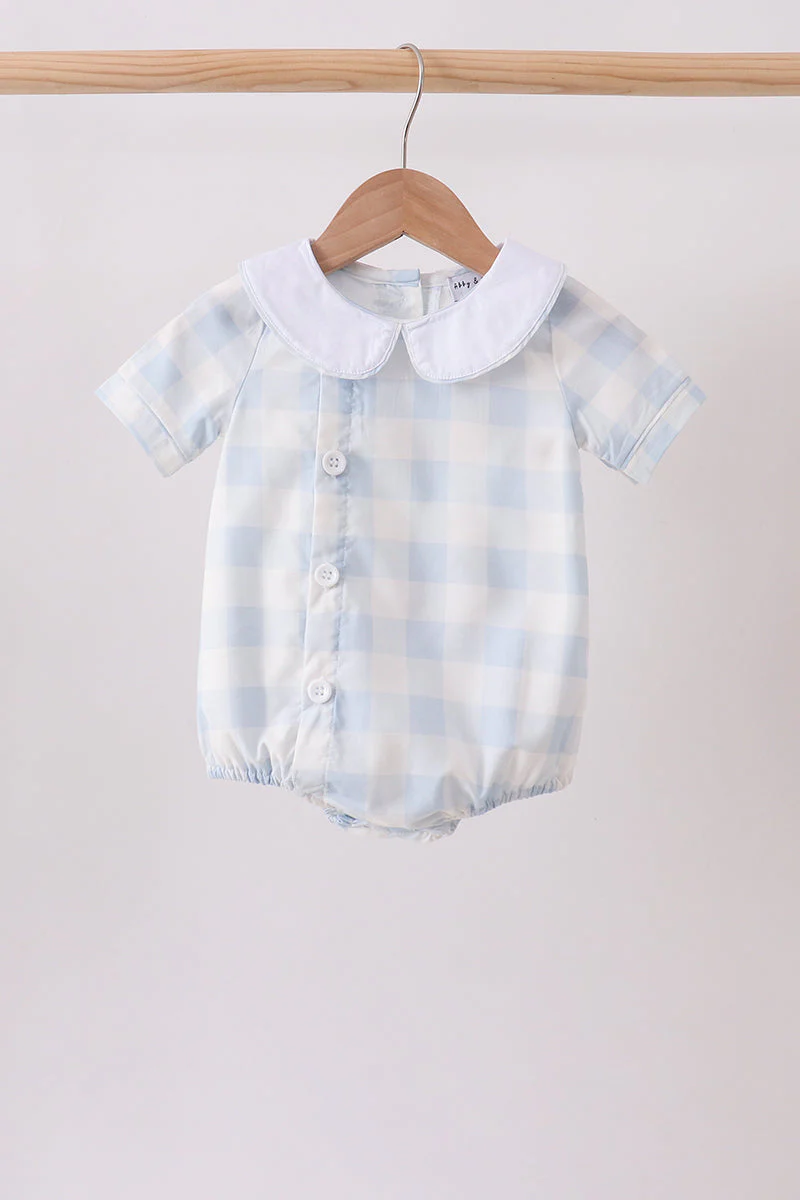 Blue Gingham Bubble