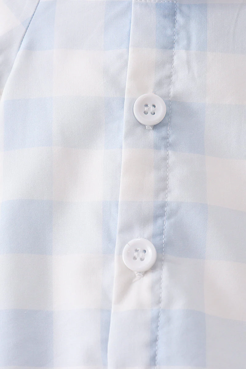 Blue Gingham Bubble - Image 2