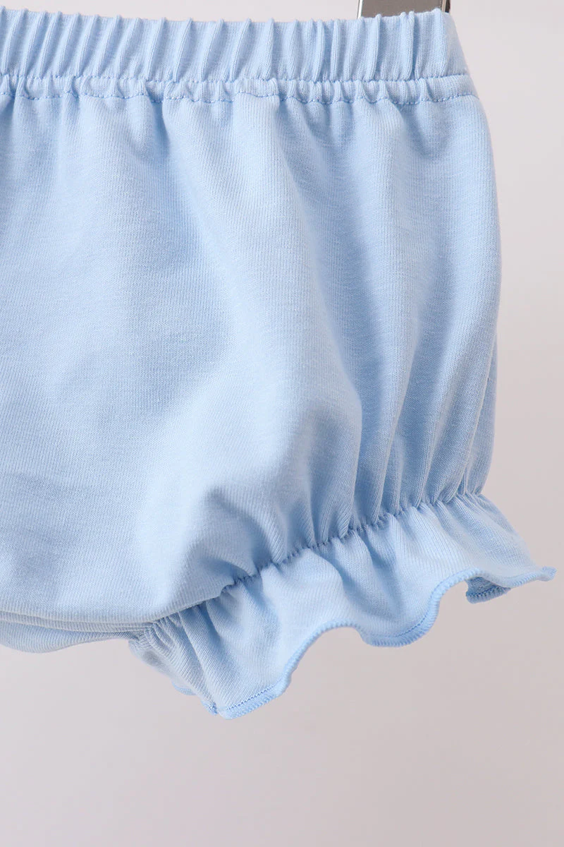 Blue Hydrangea Bow Bloomer Set - Image 4