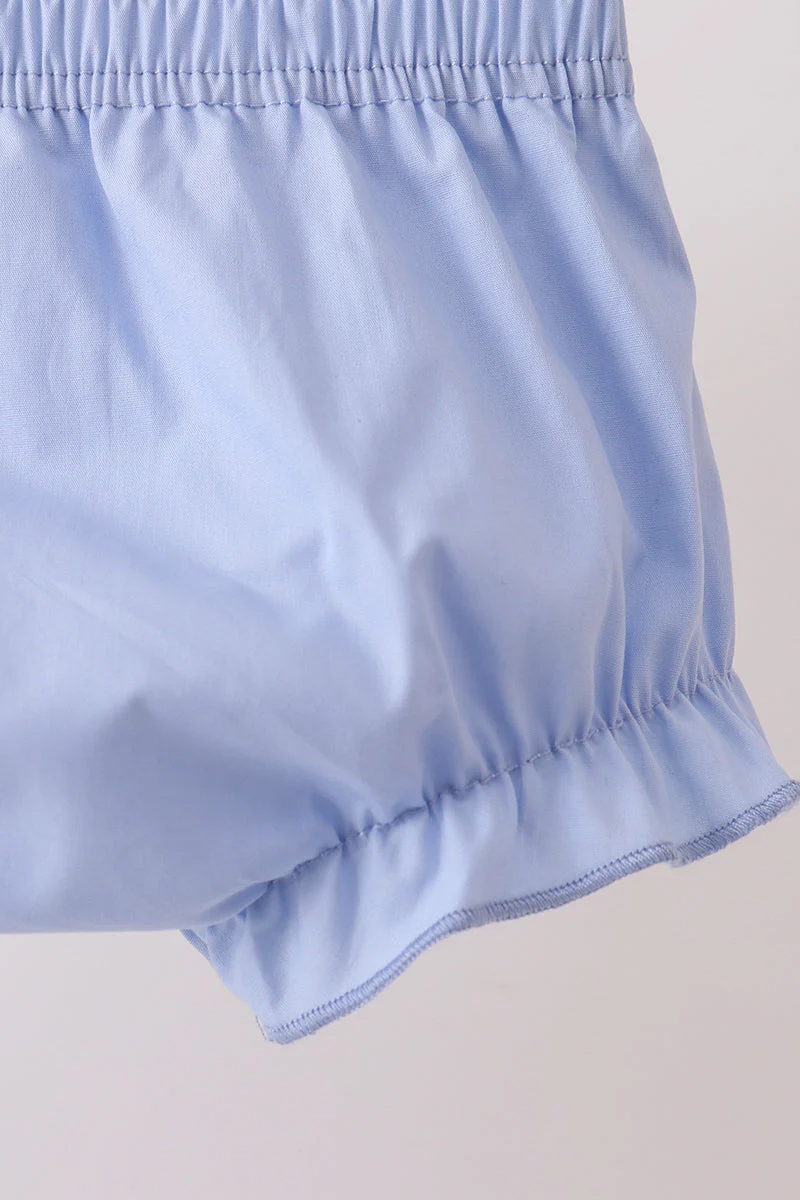 Blue Hydrangea Bow Bloomer Set - Image 4