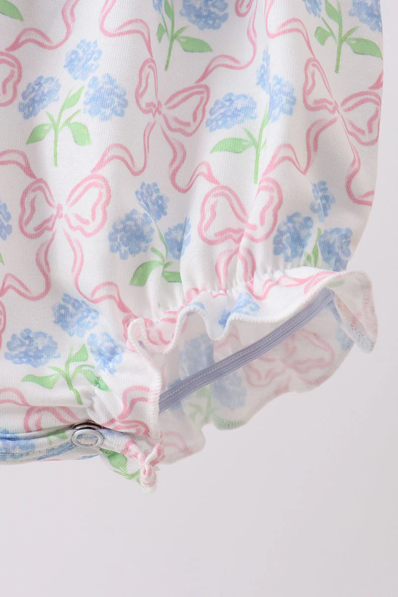 Blue Hydrangea Bow Bubble - Image 3