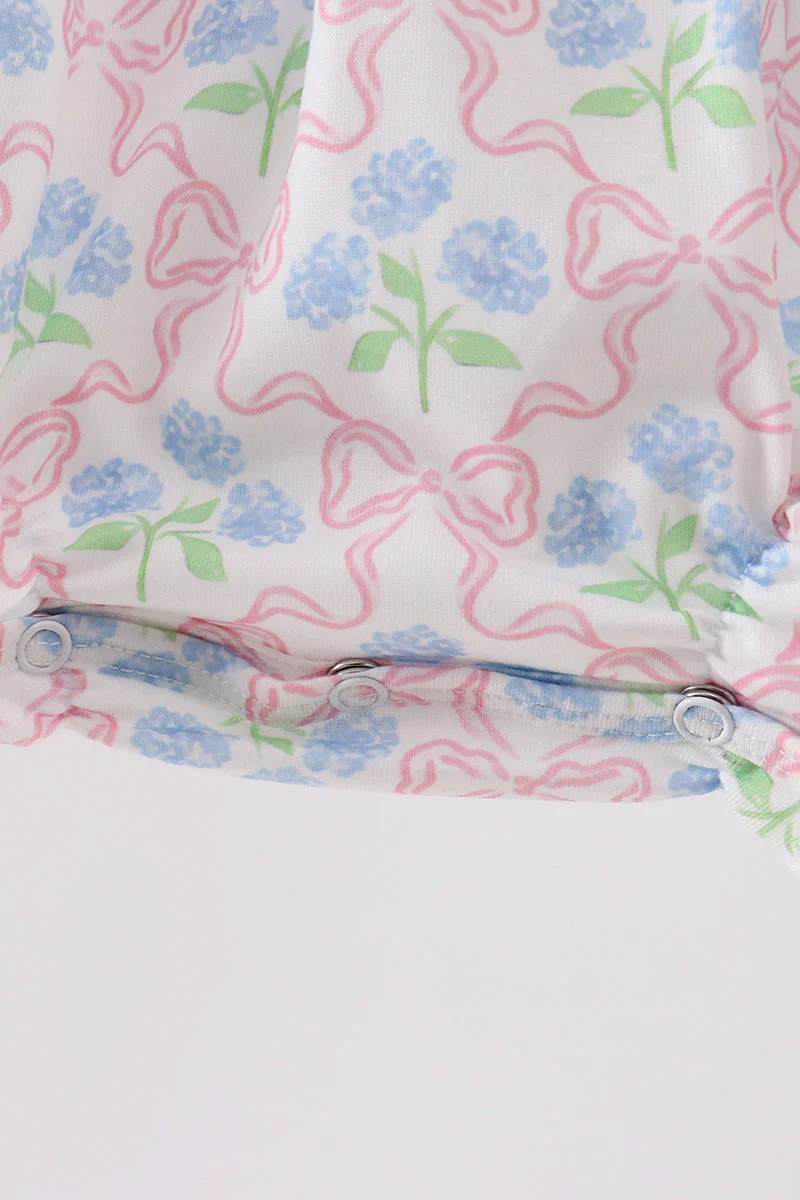 Blue Hydrangea Bow Bubble - Image 4