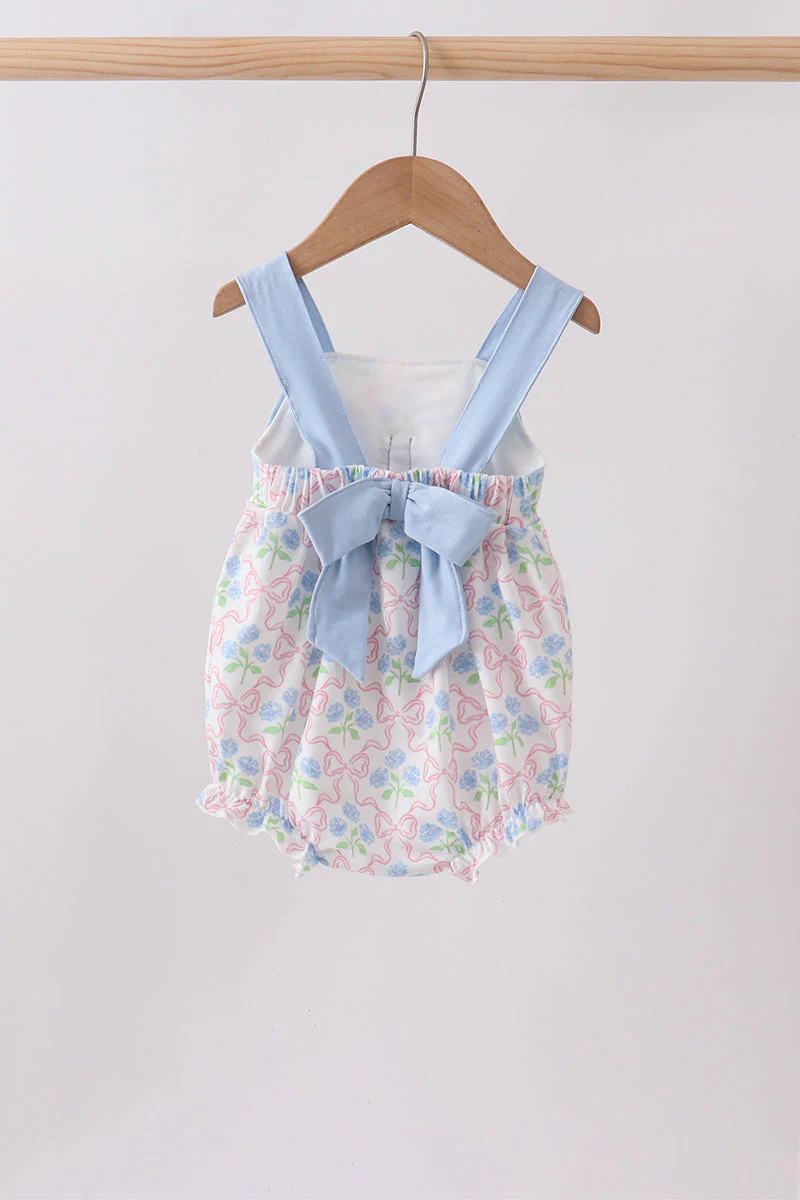 Blue Hydrangea Bow Bubble - Image 5