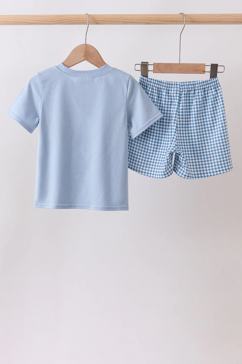 Blue Plaid Set - Image 5