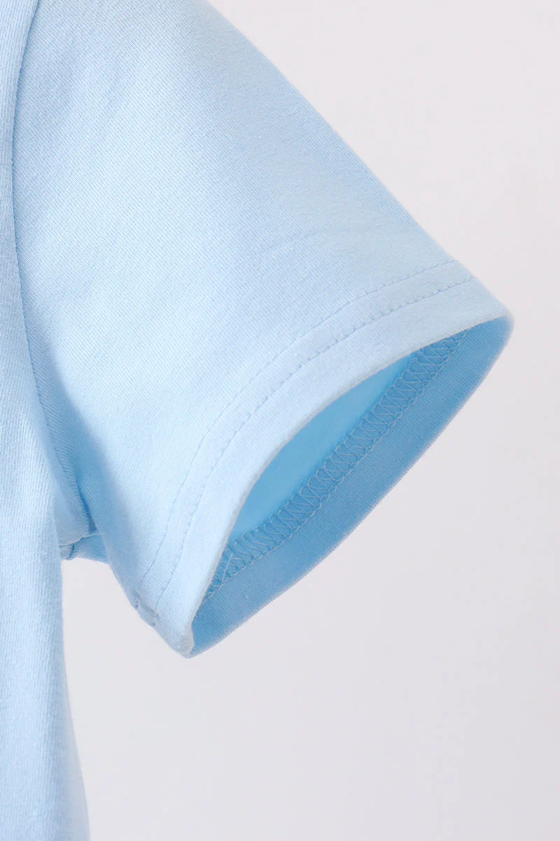 Blue pocket button down shirt - Image 4