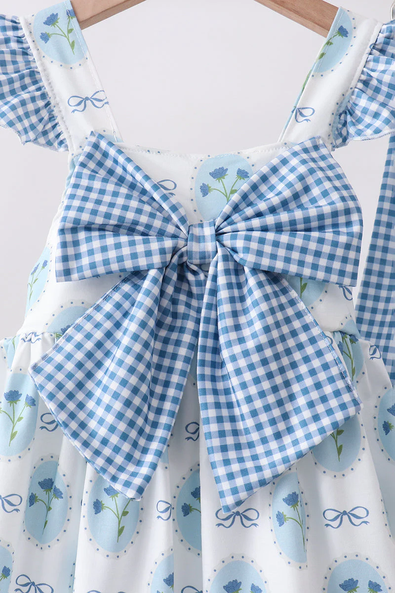 Blue Retro Floral Set - Image 4