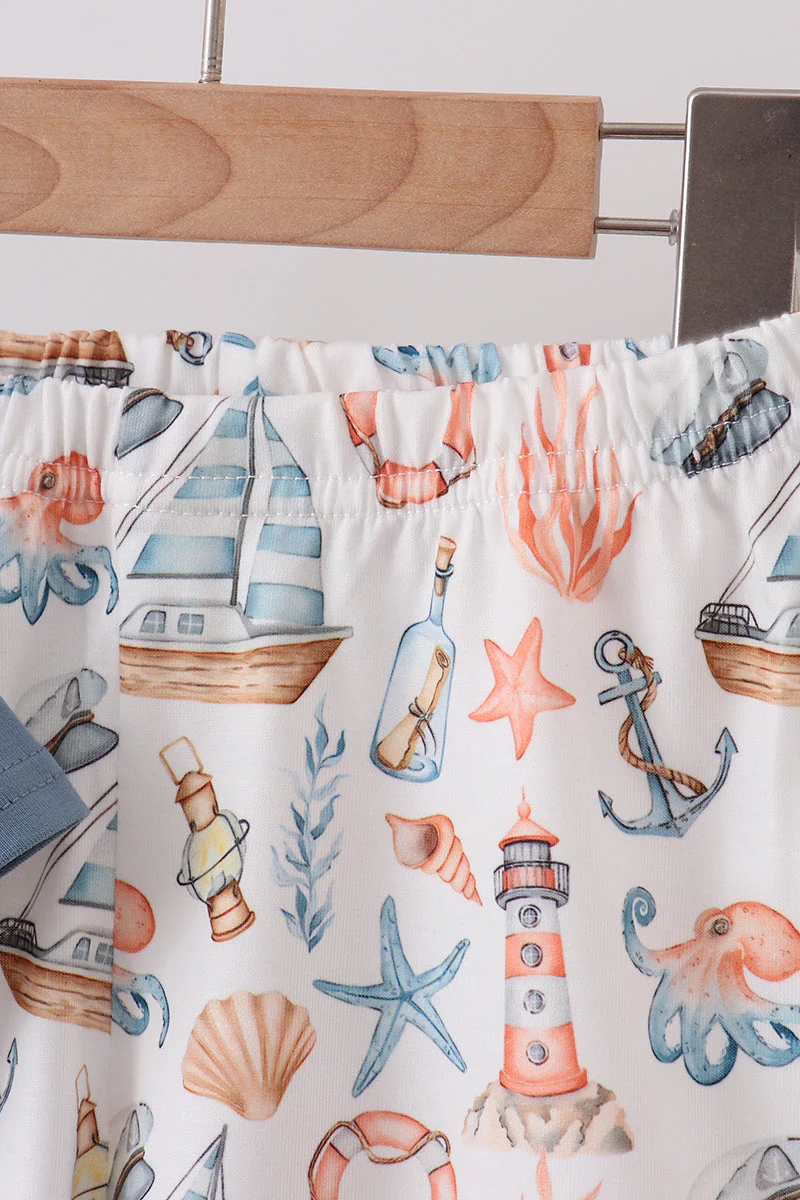 Blue Sailboat Set - Image 4