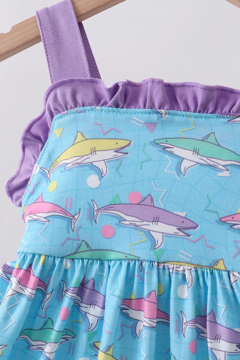 Blue Shark Dress - Image 2