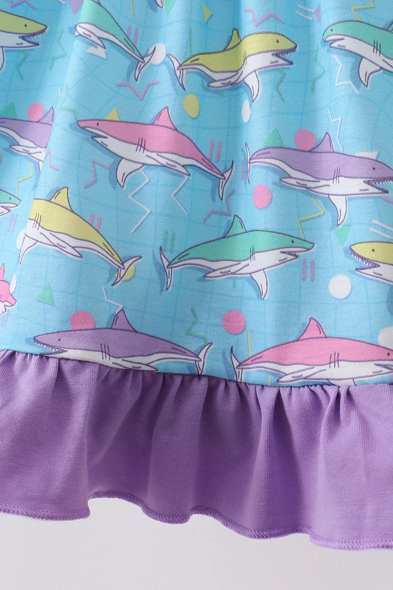 Blue Shark Dress - Image 3