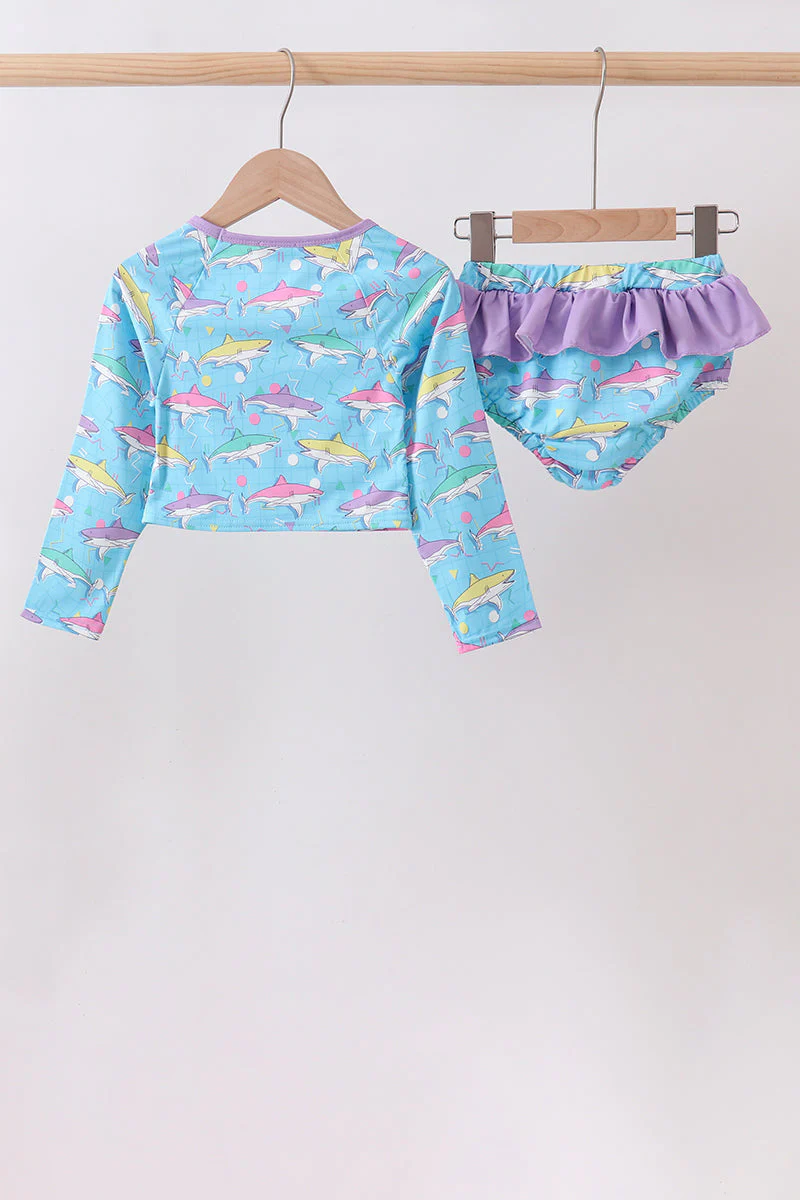 Blue Shark UPF Rashguard Set - Image 5