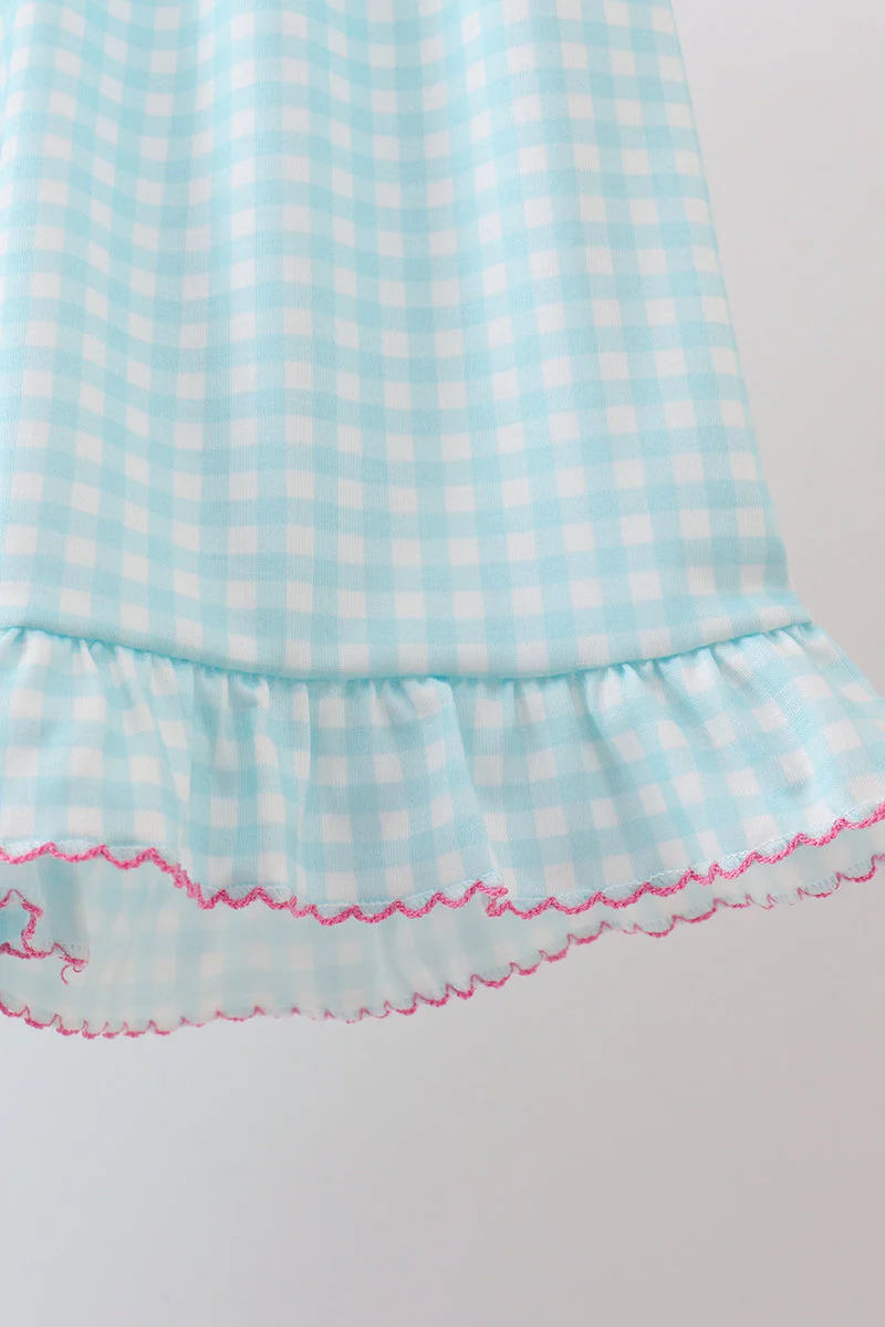 Blue Umbrella Smocked Set - Image 4