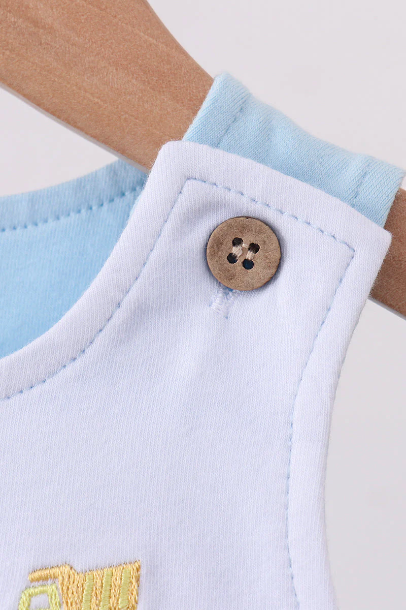 Blue Vehicle Embroidered Bubble - Image 3