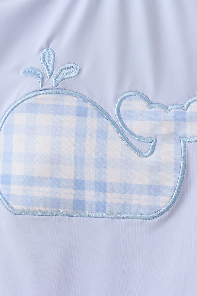 Blue Whale Applique 2pc Swimsuit - Image 3