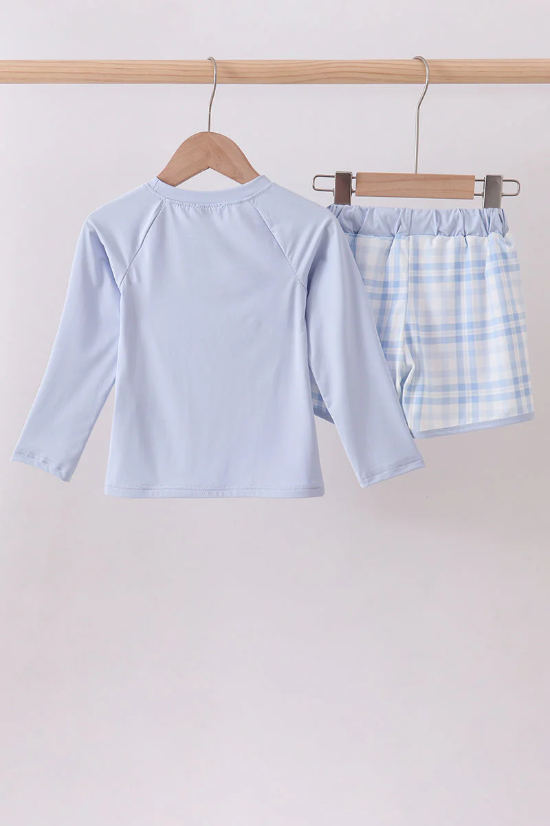 Blue Whale Applique 2pc Swimsuit - Image 5