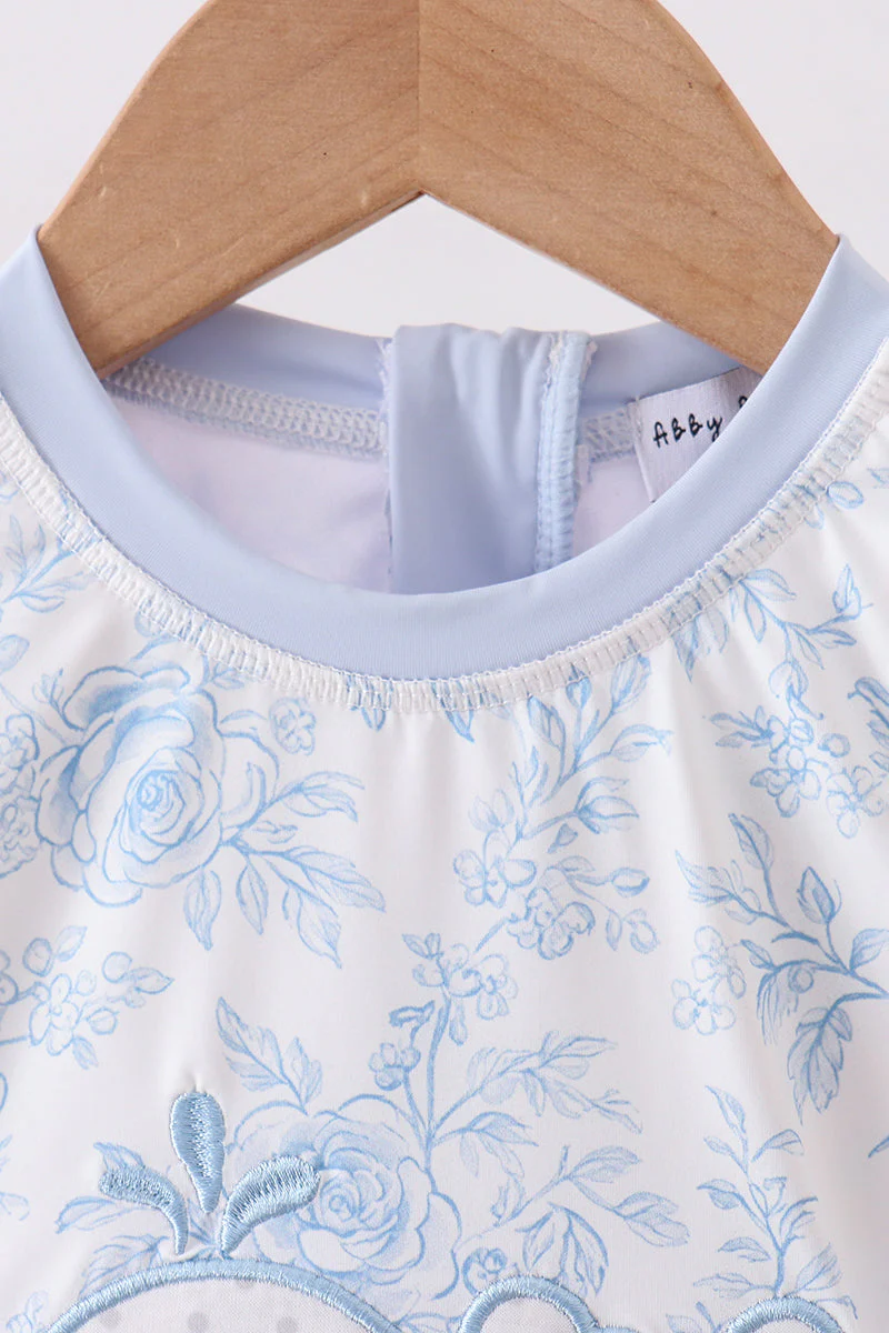Blue Whale Applique Rashguard - Image 2