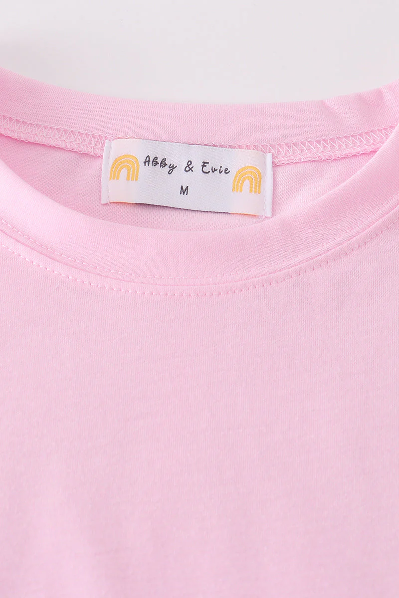 Premium Blush basic T-shirt Kids and adult - Image 8