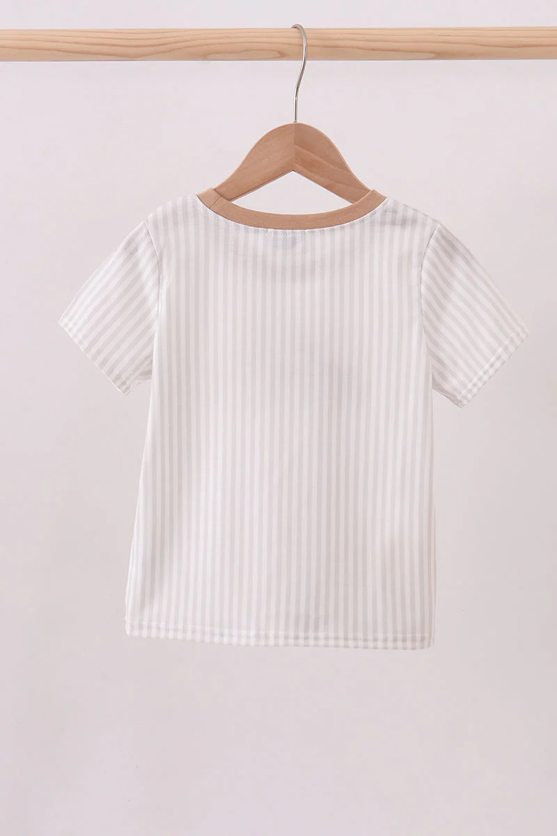 Brown alpaca embroidery top - Image 4