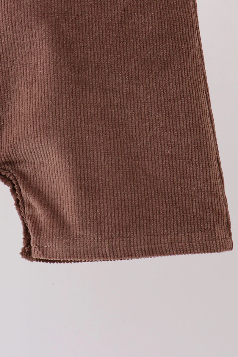 Brown Corduroy Jon Jon Set - Image 5