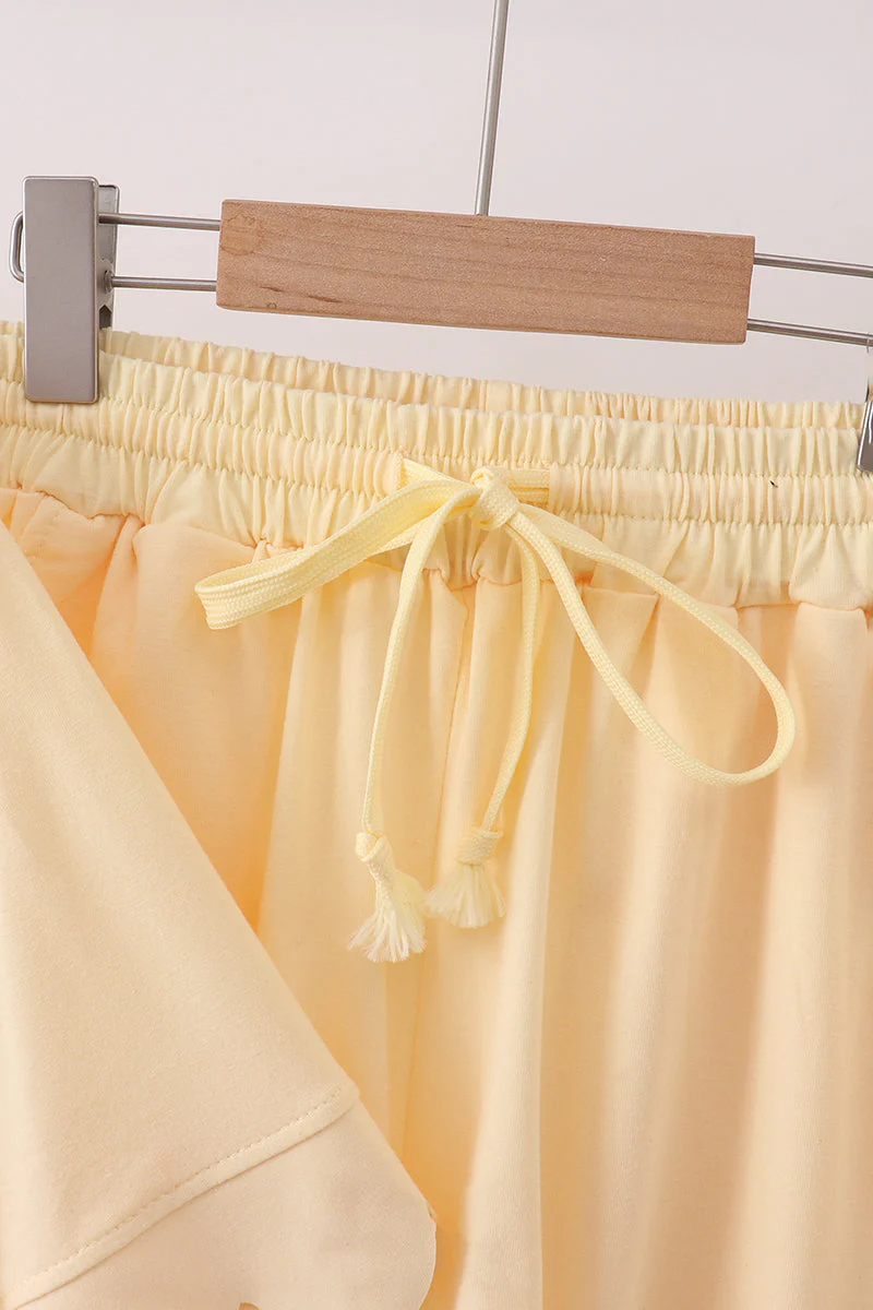 Buttercup scalloped women shorts set - Image 2