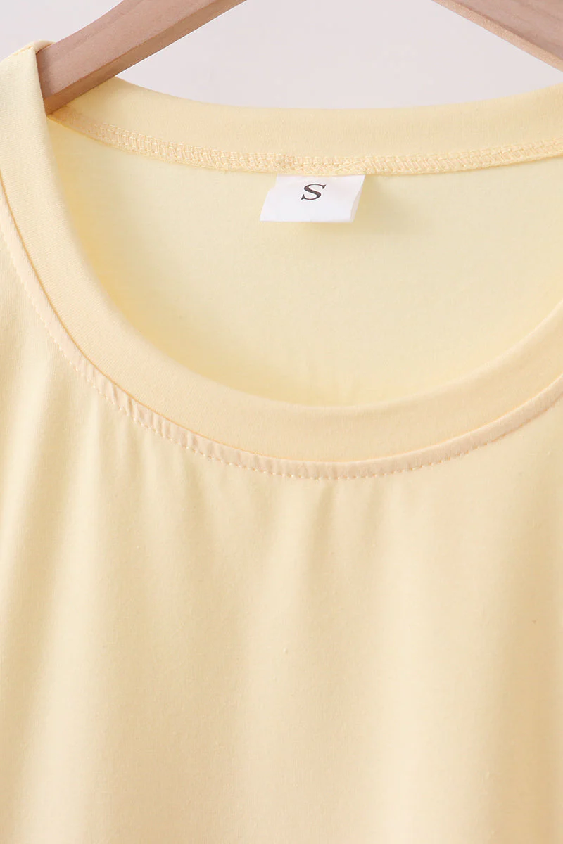Buttercup scalloped women shorts set - Image 3