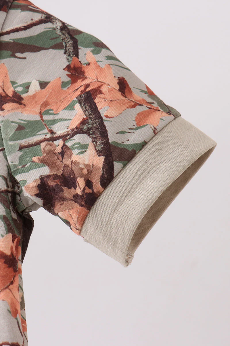 Camo Duck Embroidered Pocket Bubble - Image 2