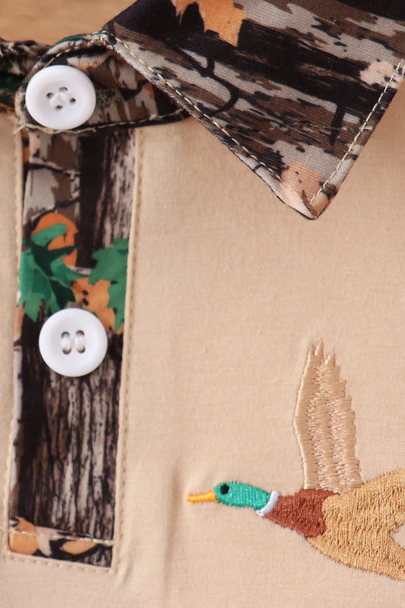 Camo Duck Embroidered Top - Image 2