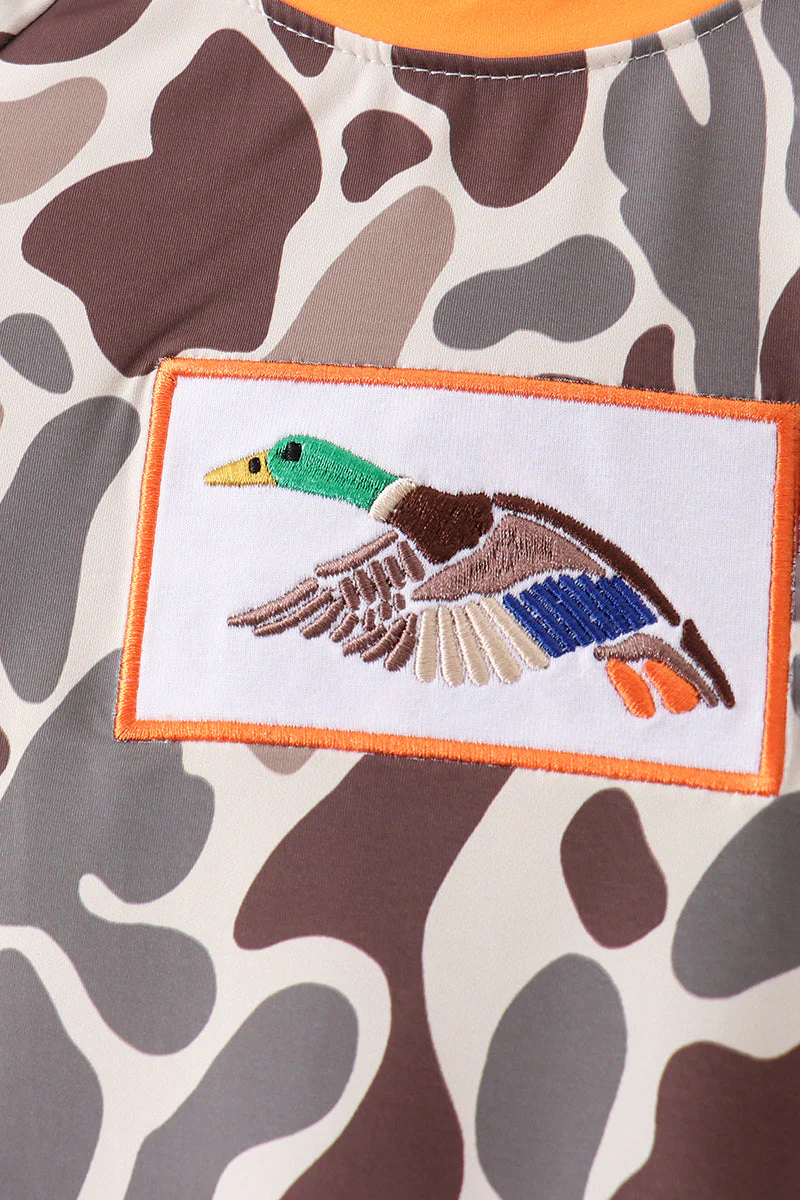 Camo Mallard Embroidered UPF Swim Set - Image 2