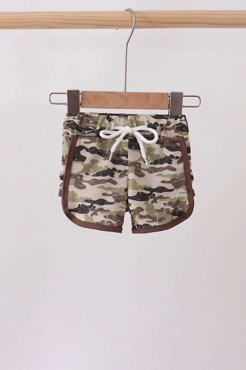 Camo UPF Swim Trunks