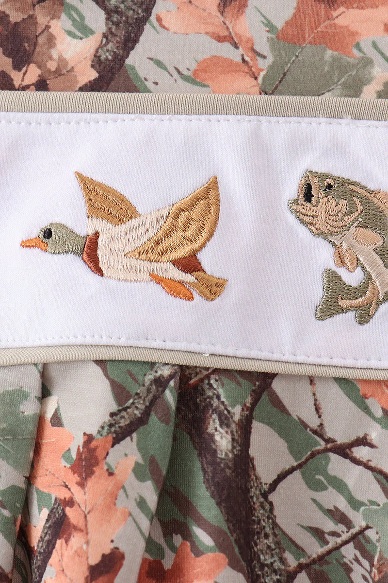 Camo Wildlife Embroidered Bubble - Image 3