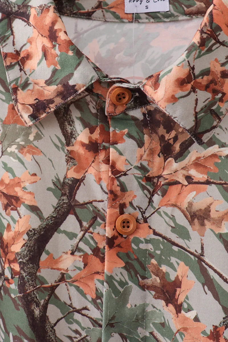 Camo Wildlife Embroidered Dad&me Button Down Shirt - Image 8