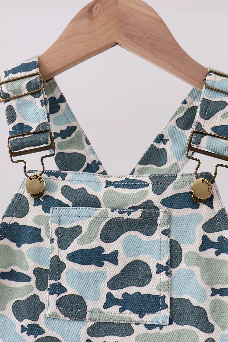 Camouflage denim dress - Image 3
